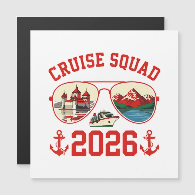 Équipe de croisière Voyage en Suisse 2026 (Devant / Derrière)