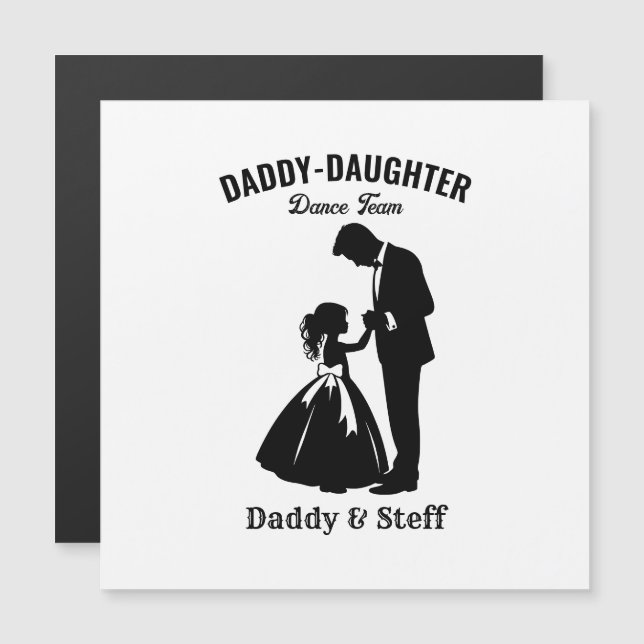 Équipe de danse papa-fille (2) (Devant / Derrière)