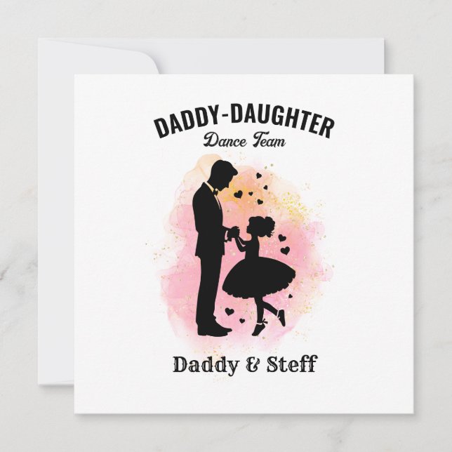 Équipe de danse papa-fille (3) T-shirt (Devant)