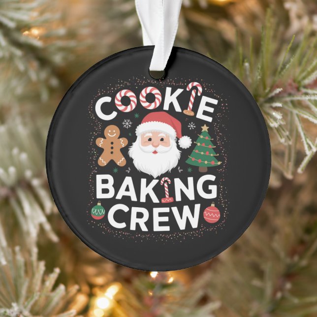 Équipe de fabrication de biscuits de Noël Famille  (Arbre)