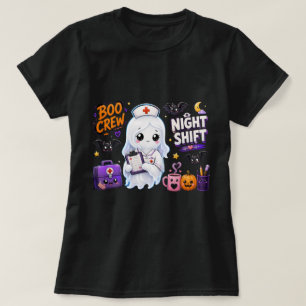 Équipe de fantômes Infirmière de nuit T-shirt Hall