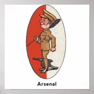 Équipe de football anglais - Arsenal Poster