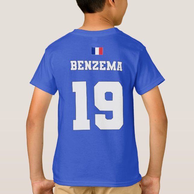 Équipe de France de Football #19 T-shirt (Dos)