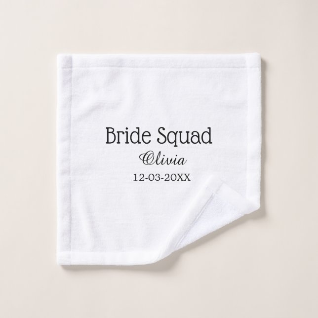 Équipe de la mariée demoiselle d'honneur ajouter n (Gant de toilette)