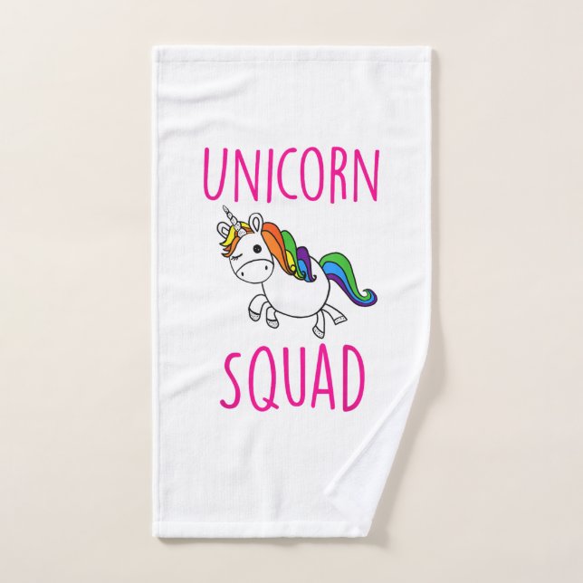 Équipe de licorne T-Shirt de fête de licorne migno (Serviette à main)