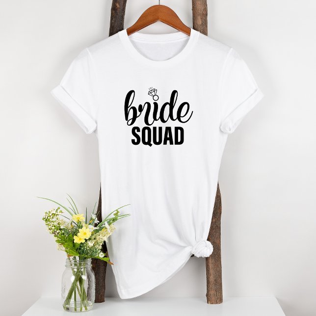 Équipe de mariée engagée T-Shirt de mariage amusan (Créateur téléchargé)