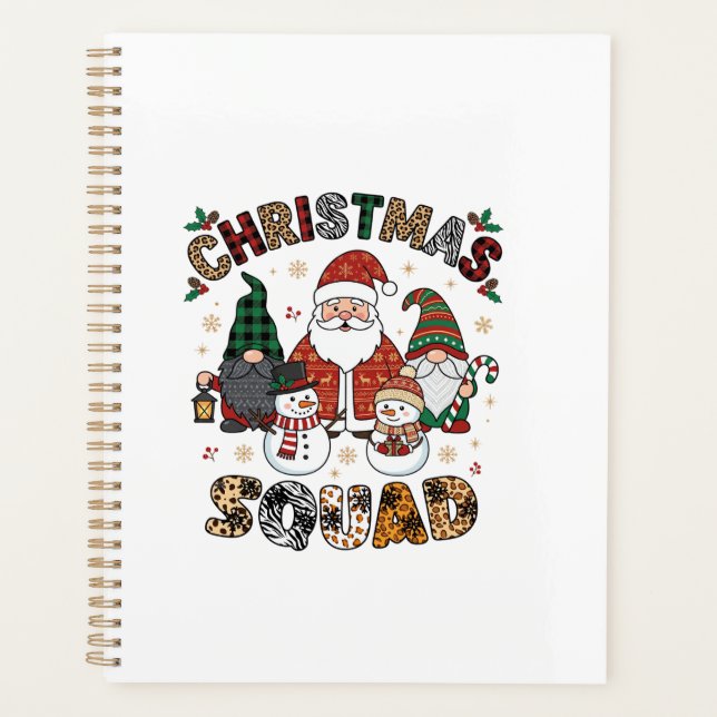 Équipe de Noël Santa Gnomes Bonshommes de neige Lé (Devant)