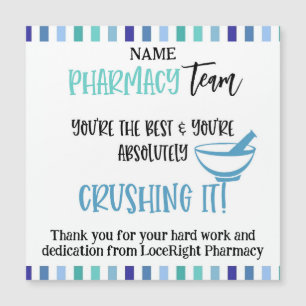 Équipe de pharmacie merci