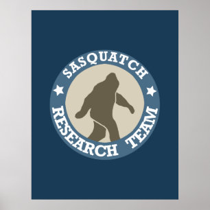 Équipe de recherche de Sasquatch - affiche