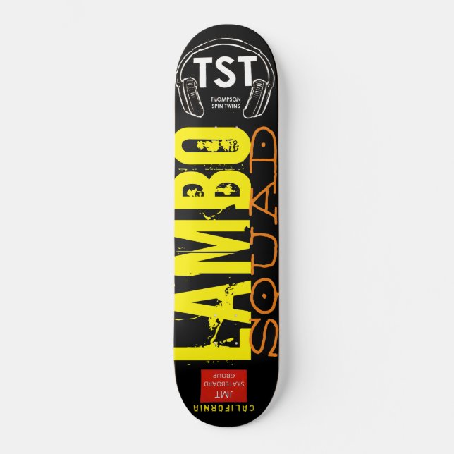 Équipe de skateboard LAMBO (Recto)