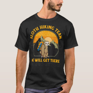 Équipe de Sloth Randonnée Tshirt Sloth Randonnée