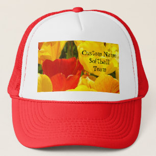 Équipe de softball nom personnalisé Casquettes spo