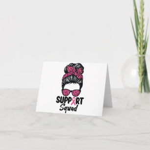 Équipe de soutien Nœud sale Guerrière rose Cancer 
