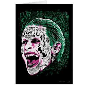 Équipe de suicide Rire Joker Head Sketch