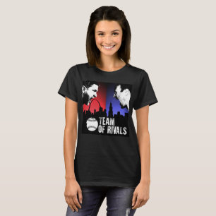 Équipe de T-shirt de femmes de Podcast de rivaux