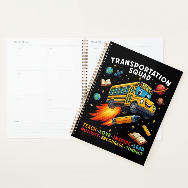 Équipe de transport Conducteur de bus scolaire drô (Devant avec enveloppe)