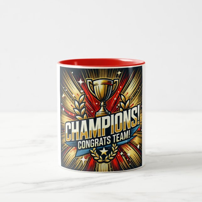 Équipe des champions Mug | Célébration de la victo (Centre)