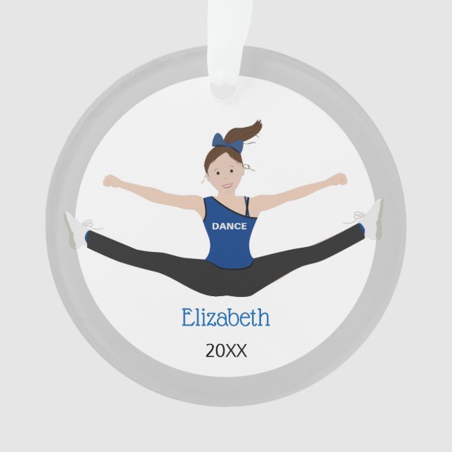 Équipe D'Exercice Cheveux Brown En Bleu Et Noir (devant)