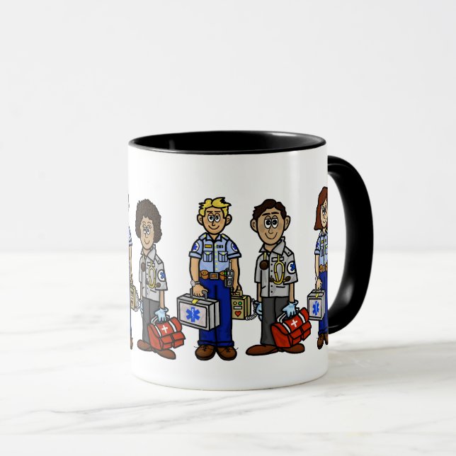 Équipe EMS Mug (Devant droit)
