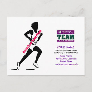 Équipe en formation : Carte postale Merci