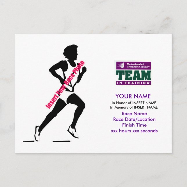 Équipe en formation : Carte postale Merci (Devant)