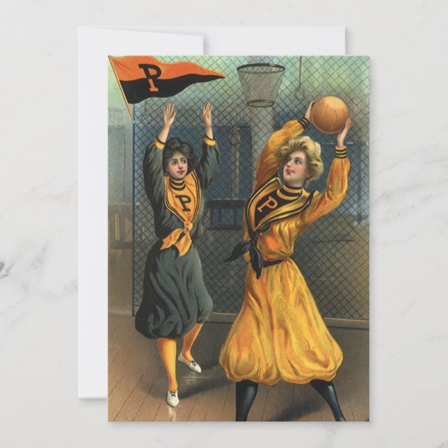 Équipe féminine de basket-ball lors d'un match vin (Devant)