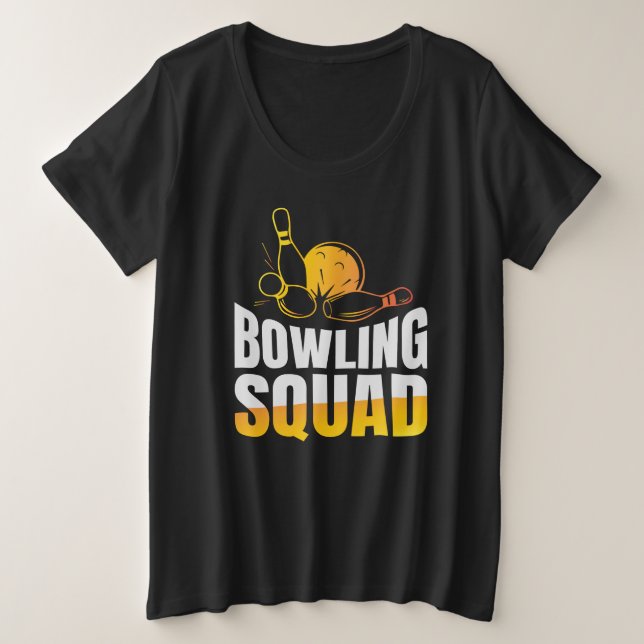 Équipe féminine de Bowling Retro (Design devant)