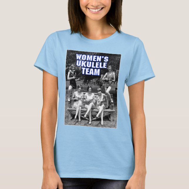 Équipe féminine Uke Dames Ringer T-Shirt (Devant)