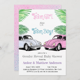 Équipe Fille Ou Équipe Garçon Baby shower De Révél