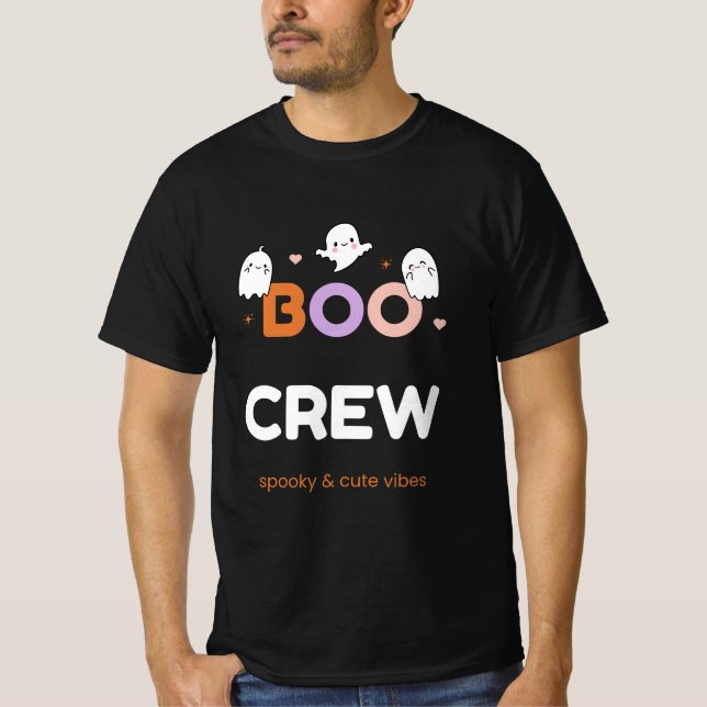 ÉQUIPE HOU | T-Shirt de fantômes mignons d'Hallowe (Devant)