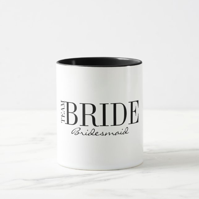 Équipe Mariée Mariée Mariée Fête du Café Mug (Centre)