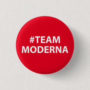 Équipe Moderna Covid Badge Pin Button Vaccin