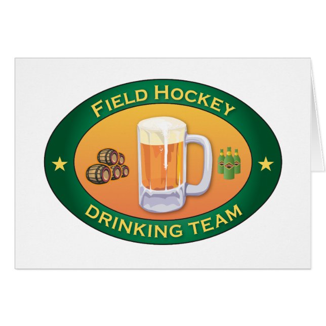 Équipe potable d'hockey de champ (Devant horizontal)