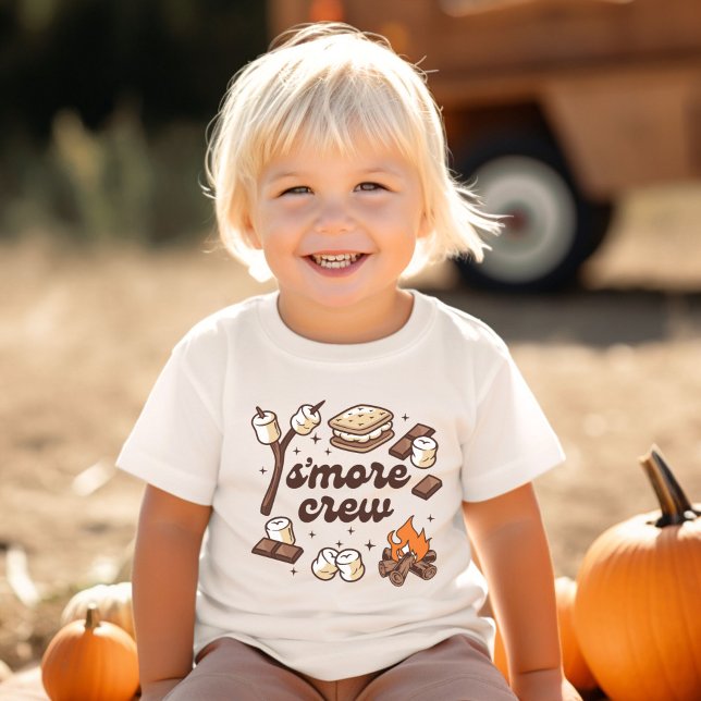 Équipe S'more Camping Amoureux Tshirt pour Tout-Pe (Créateur téléchargé)