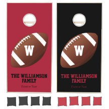 Équipe sportive Football noir rouge Nom propre Mon