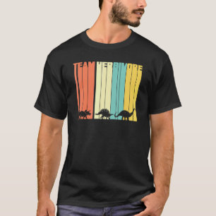 Équipe T-shirt Dinosaure Herbivore Végétalien Végé