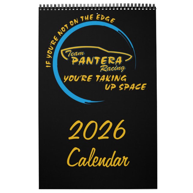 Équipe Team Pantera Racing - Calendrier 2026 (Protection)