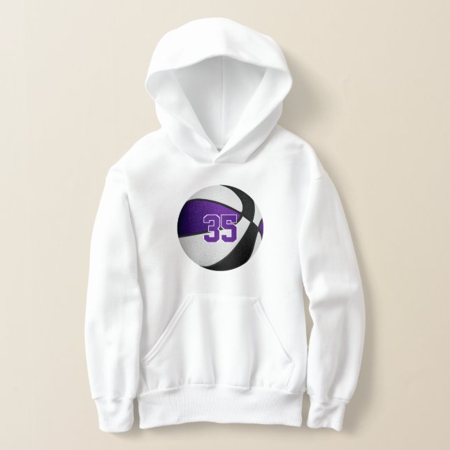 équipe violette noir couleurs basketball (Poser)