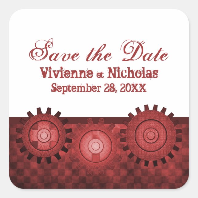 Équipements Steampunk Sauvez les Stickers Date, Ro (Devant)