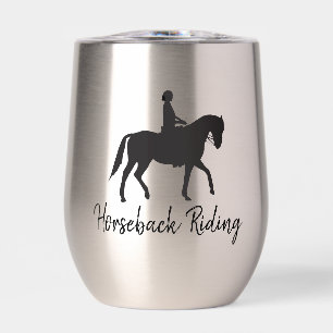 Équitation Design Conception Vin Thermal Tumbler