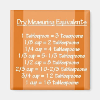 Équivalents de mesure sec Aimant orange
