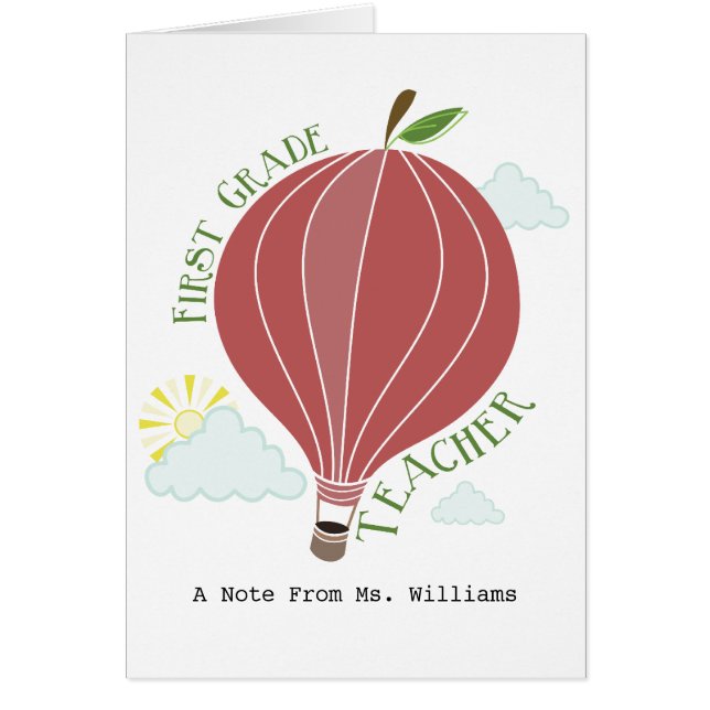 ęr Ballon à air chaud de professeur de catégorie (Devant)