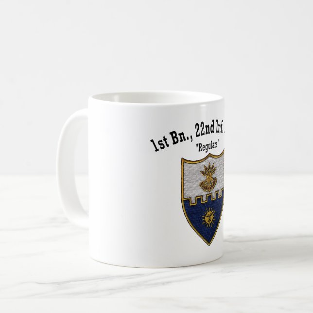 ęr Bataillon, 22ème infanterie - tasse (Devant gauche)