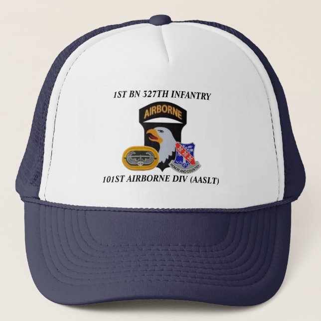 ęr CASQUETTE AÉROPORTÉ de 327TH INFANTERIE de (Devant)