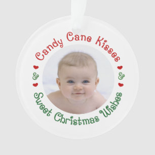 Ęr premier cadeau de photo de Noël du bébé