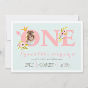 ęr Princesse Party Invitation de photo