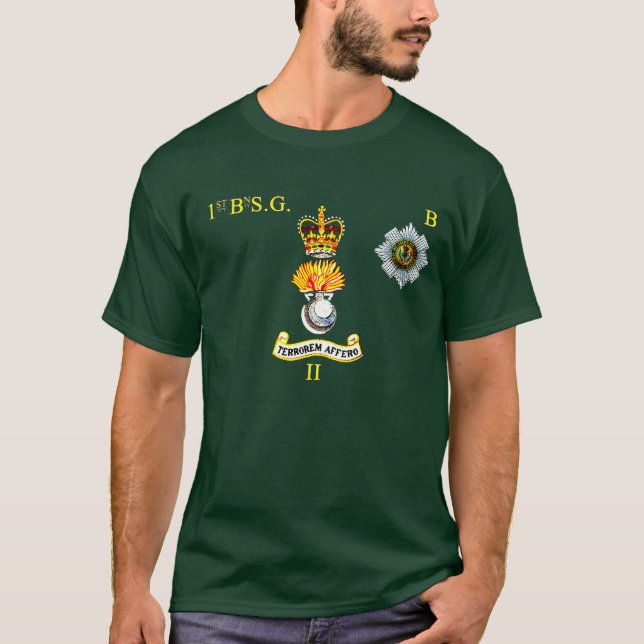 ęr T-shirt de B-Société de gardes d'Ecossais de (Devant)