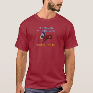 ęr T-SHIRT d'INFANTERIE de BATAILLON (ABN) 504TH