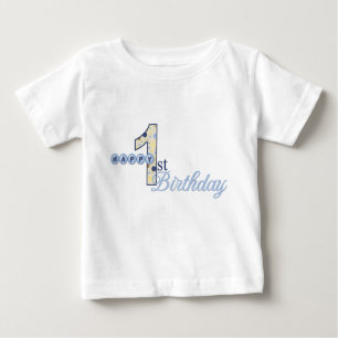 Ęr T-shirt heureux de bleu d'anniversaire