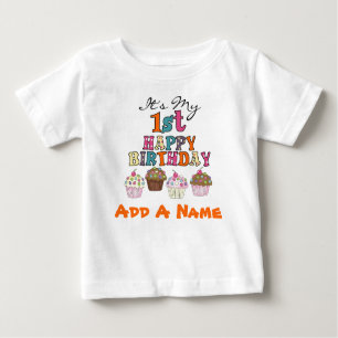 Ęr T-shirt personnalisé d'anniversaire de petits